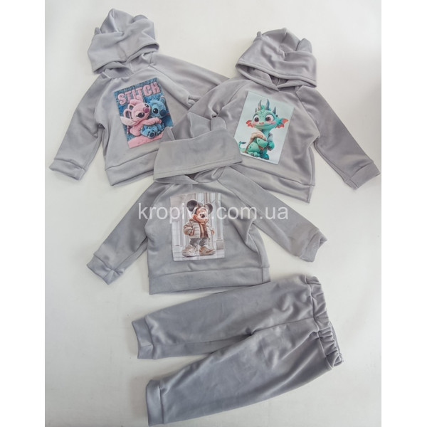 Дитячий костюм велюр оптом 090226-731