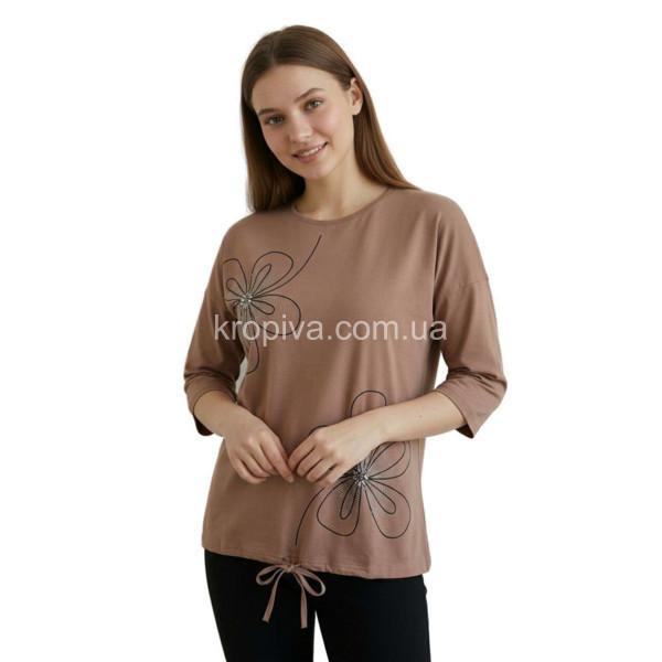 Женский лонг 6513 рукав 3/4 оптом 120226-87