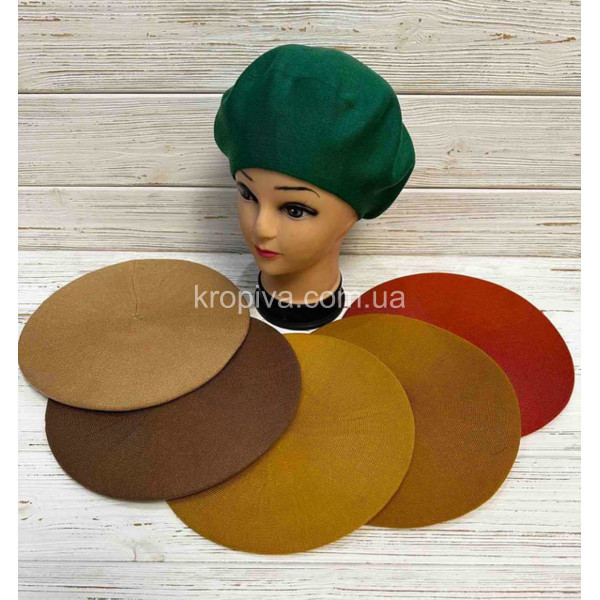 Жіночий однотонний берет оптом 140226-147