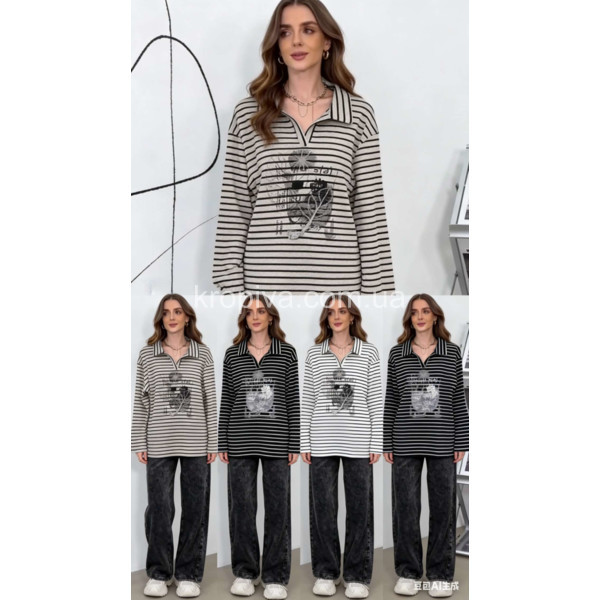 Женская кофта 2549 батал оптом 220226-0135