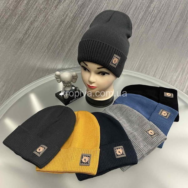 Детская одинарная шапка оптом 240226-124