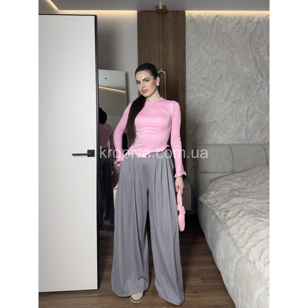 Женские штаны свободного кроя 1713 оптом 100326-167