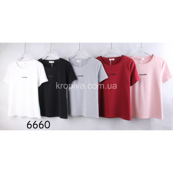 Женская футболка норма микс оптом 090326-600