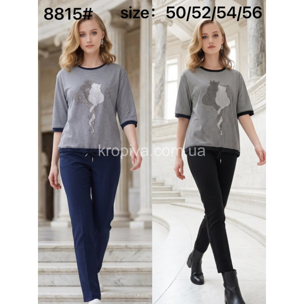 Женская футболка батал оптом 110326-009