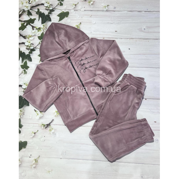 Детский костюм 988 велюр весна оптом 090326-739