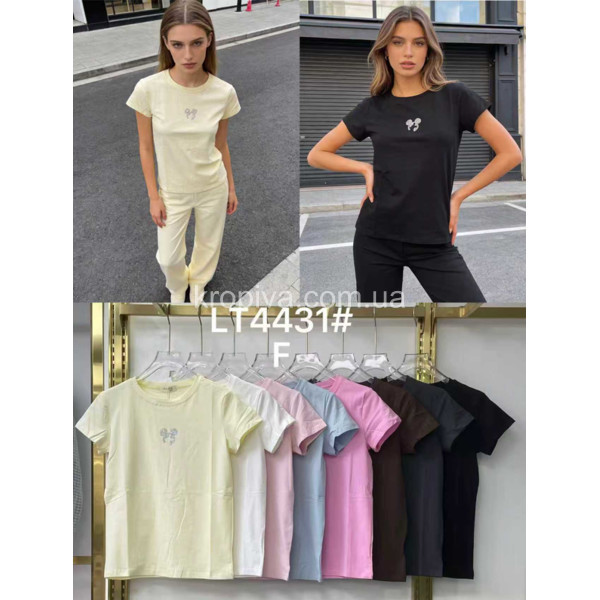 Женская футболка норма микс оптом 100326-748