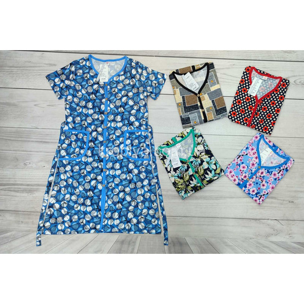 Женский халат 3040 ANDIN норма микс оптом 240326-016