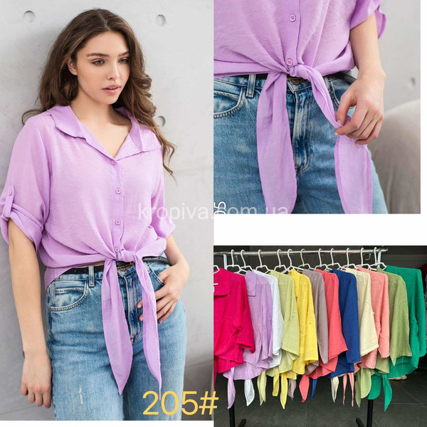 Женская рубашка лен оптом 290326-717