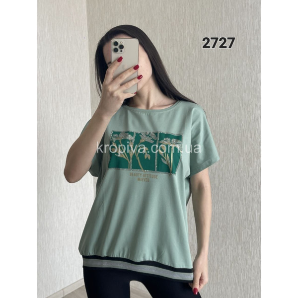 Женская футболка 2727 батал оптом 010526-64