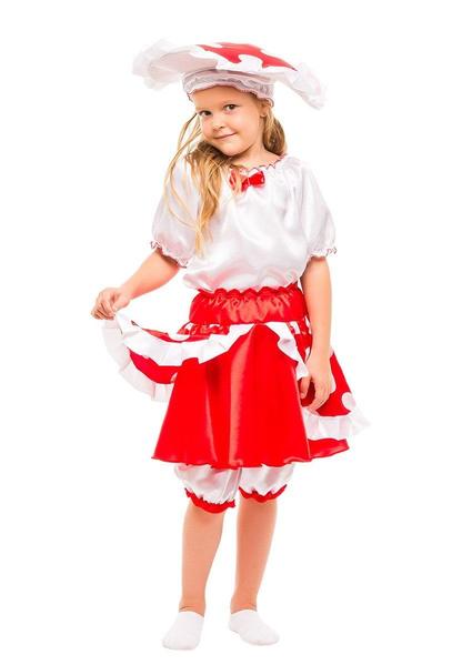 Карнавальный костюм детский Мухомор девочка