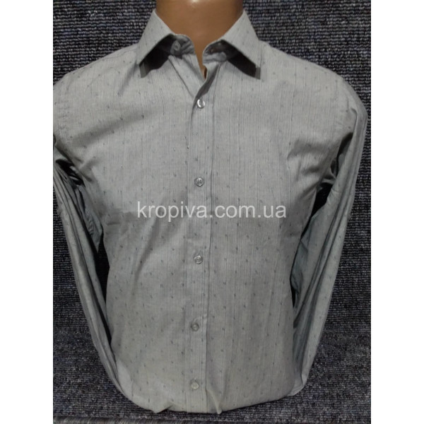 Мужская рубашка Слим норма оптом 140121-14
