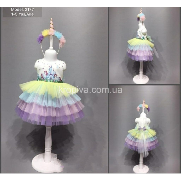 Детское платье 1-5 лет модель 2177 оптом 190323-743