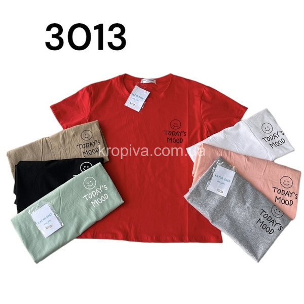 Женская футболка 3013 норма оптом  (210423-232)