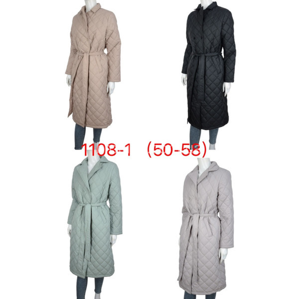 Жіноче пальто демісезон батал Туреччина оптом  (080823-614)