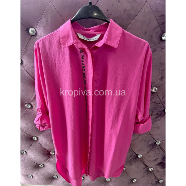 Женская рубашка коттон норма Турция оптом  (080823-648)