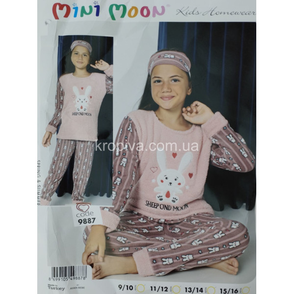 Детская пижама 10-16 лет махра оптом  (200823-731)