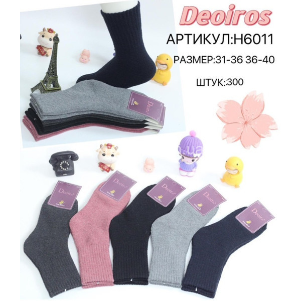 Жіночі шкарпетки термо оптом 181123-642