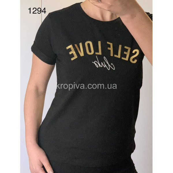 Жіноча футболка норма оптом 190324-266