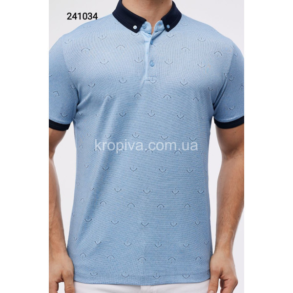 Мужская футболка-поло норма Турция оптом  (140424-613)