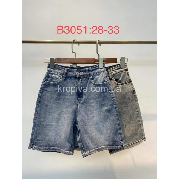 Женские шорты джинс оптом  (150424-733)