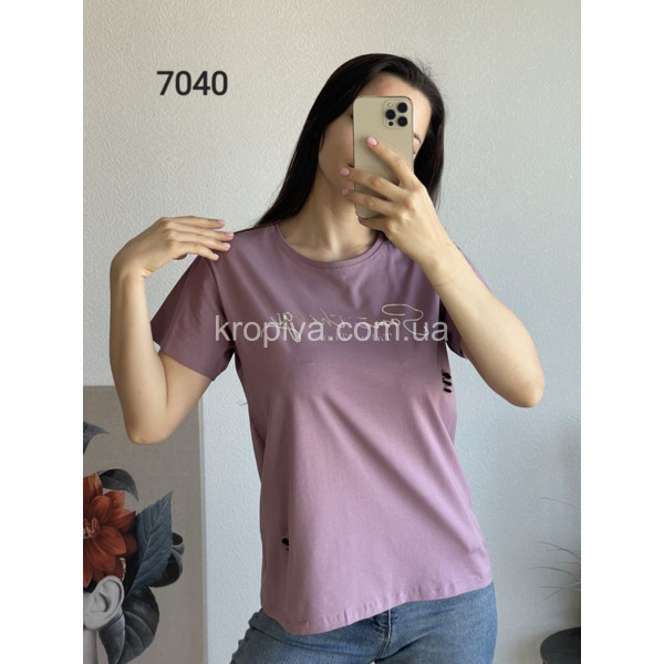 Женская футболка норма оптом 250424-596
