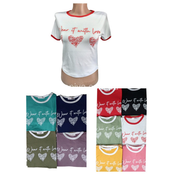 Женская футболка - топ норма оптом 030524-408