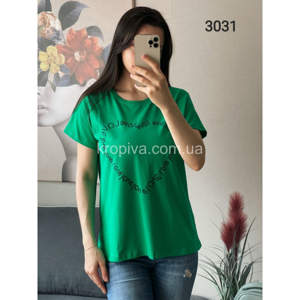 Жіноча футболка напівбатал мікс оптом 030524-448
