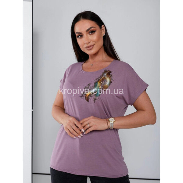 Женская футболка батал оптом 250524-45