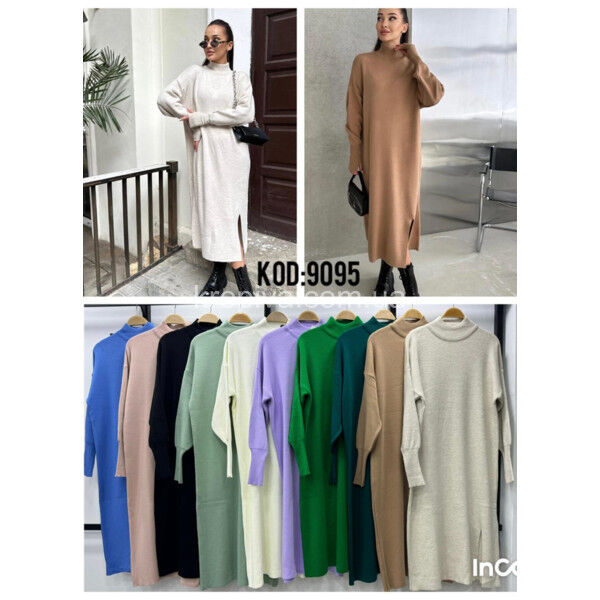 Женское платье норма Турция микс оптом 071024-609