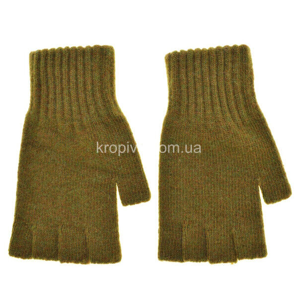 Рукавички жіночі 49836 безпалі шерсть оптом 251024-654