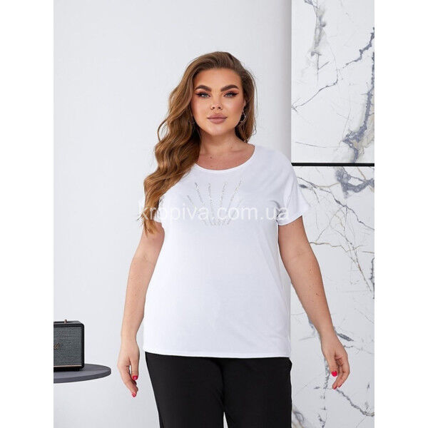 Женская футболка 2311 батал микс оптом 140225-196