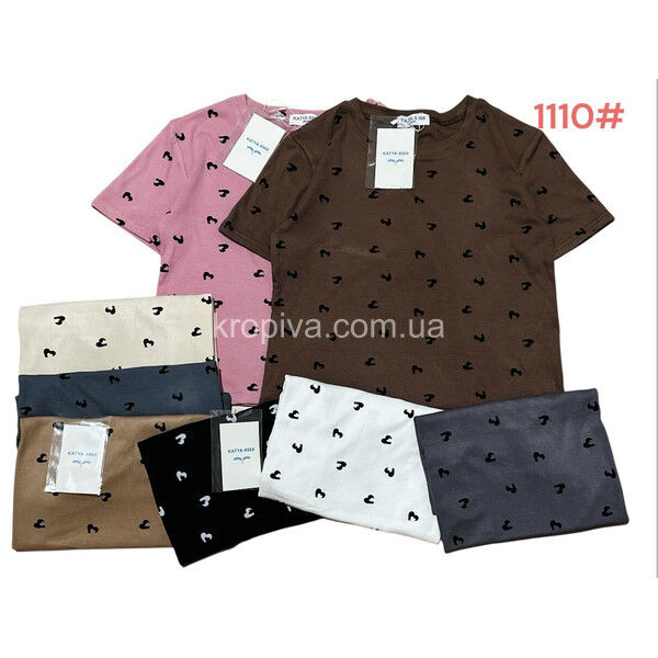 Женская футболка норма микс оптом 150225-315