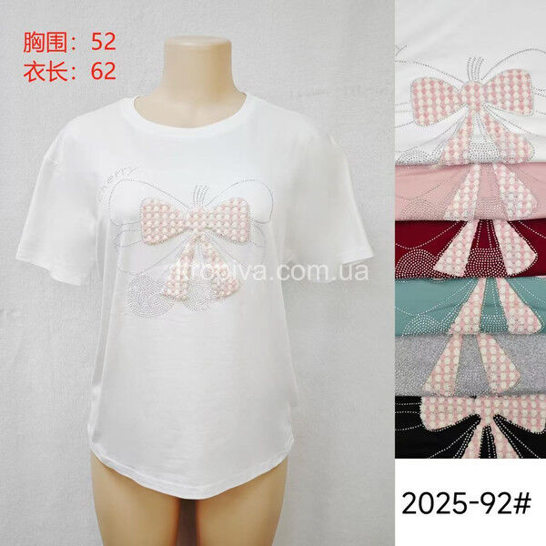 Женская футболка полубатал микс оптом 230325-608