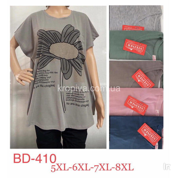 Женская футболка-туника микс оптом 230325-649