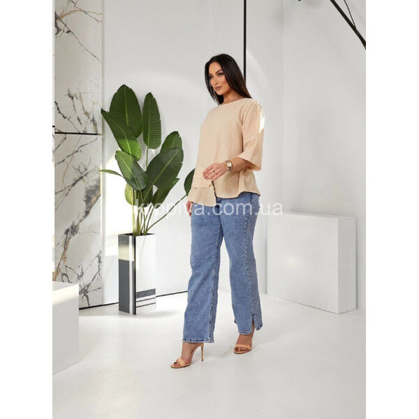 Женская футболка 2414 батал оптом 150325-478