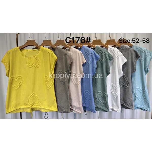 Женская футболка 176 батал оптом 110425-083