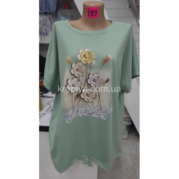 Женская футболка 289 батал микс оптом 040525-075