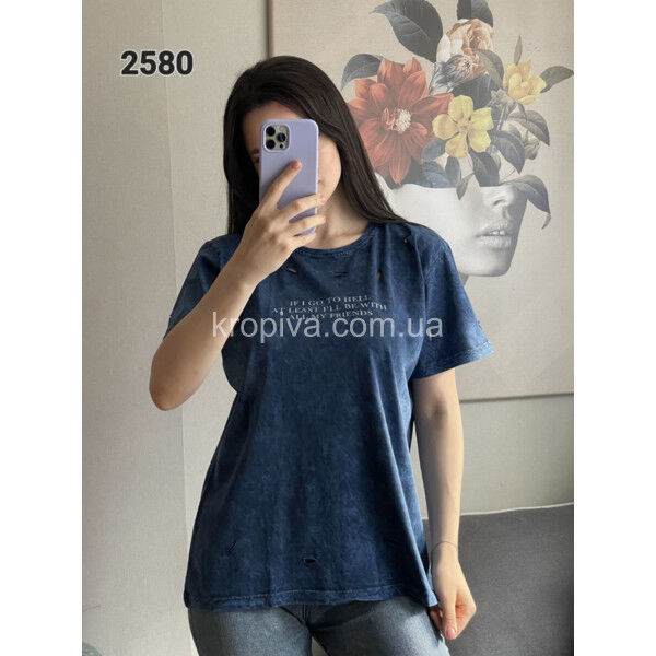 Женская футболка 2580  оптом 050525-157