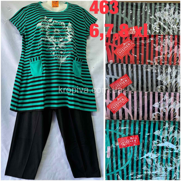 Женский костюм 463 батал микс  080525-62