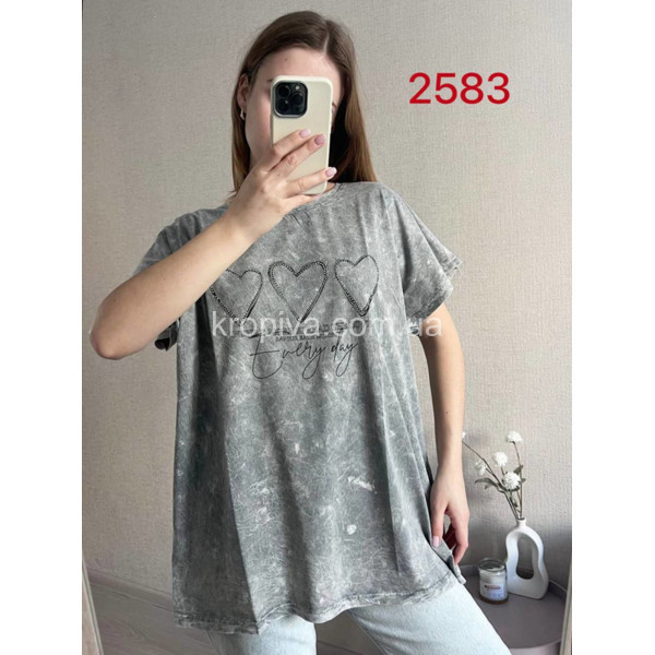 Женская футболка 2583 батал 090525-15