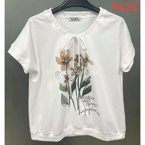 Женская футболка 9423 батал оптом 090525-071