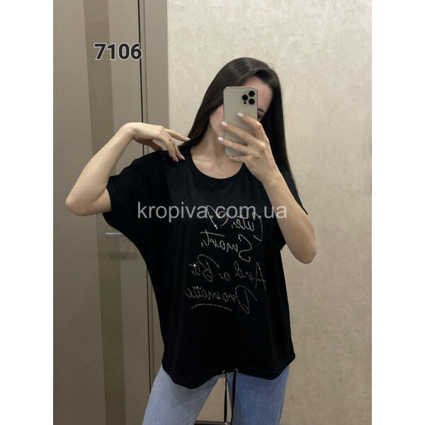 Женская футболка 7106 полубатал 100525-81