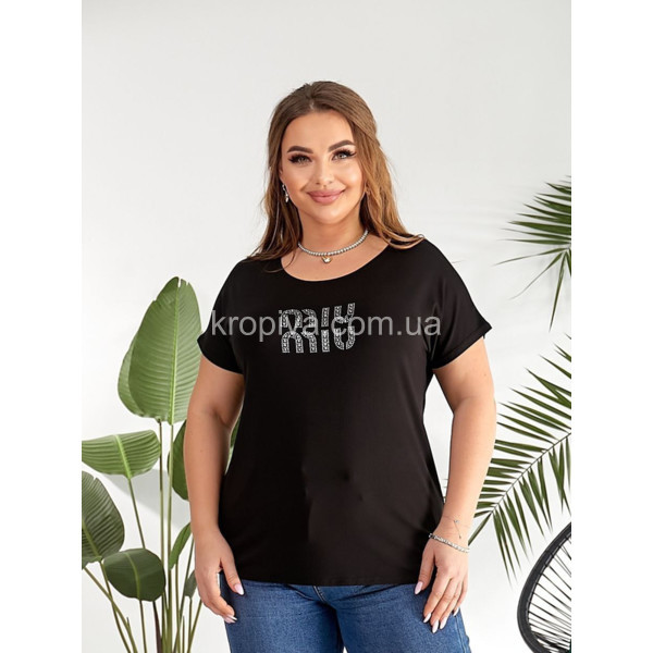 Женская футболка 2507 батал оптом 280525-113