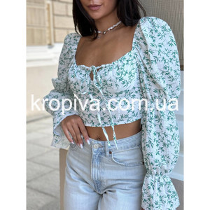 Женская блуза М494 норма оптом 220625-032