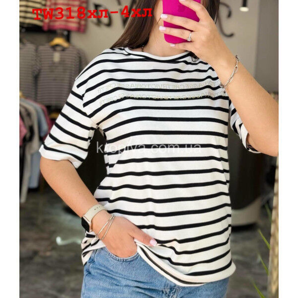 Жіноча футболка батал оптом 230625-649