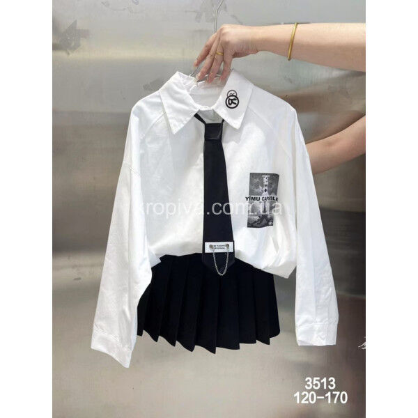 Детская рубашка 3513 школа оптом 120725-35