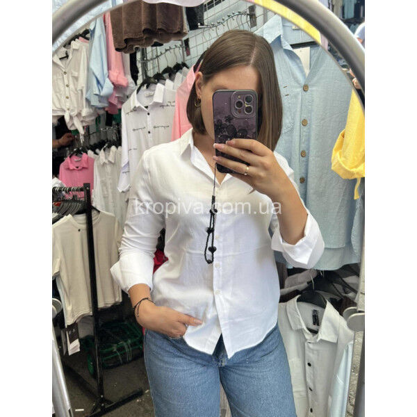 Женская рубашка 5124 Турция школа оптом 210725-621