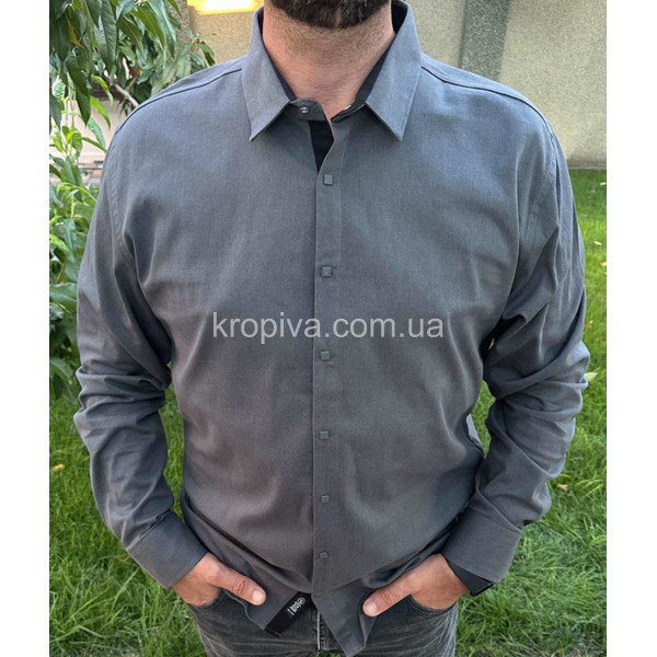 Мужская рубашка джинс батал Турция оптом 290725-653