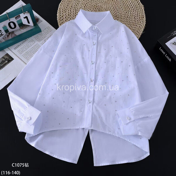 Детская рубашка школа оптом 020825-34