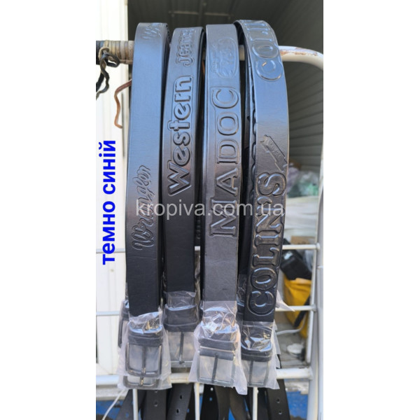 Чоловічий ремінь шкіра для джинс оптом 030925-602